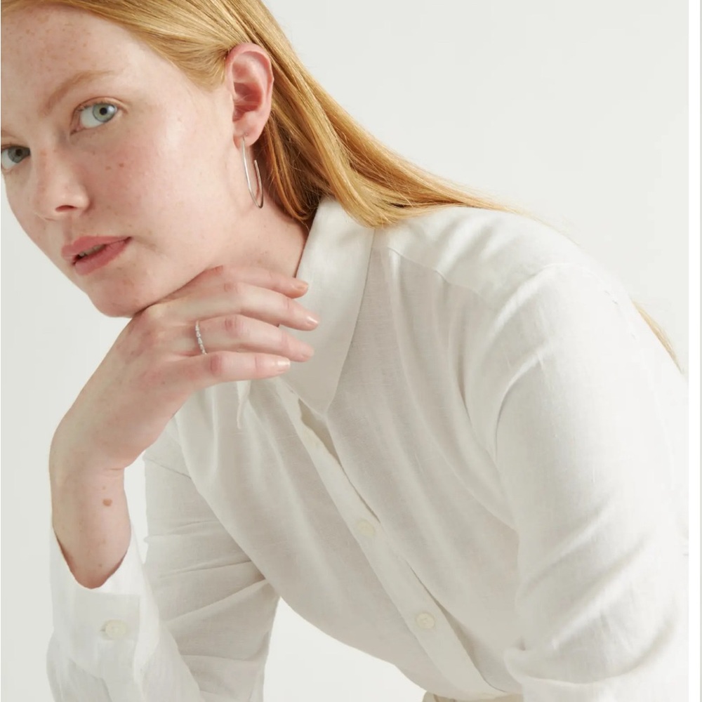 100% European Linen Long Sleeve Shirt